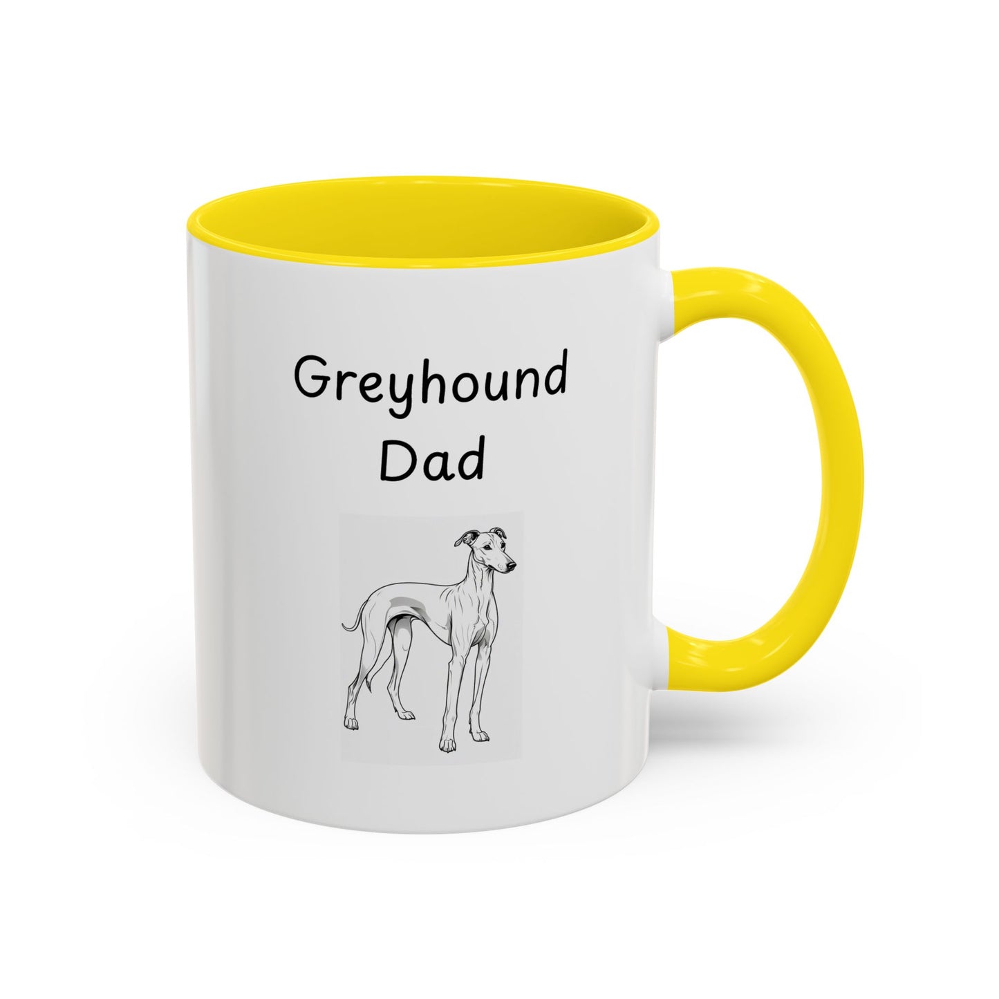 Ceramic Mug - "Greyhound Dad"