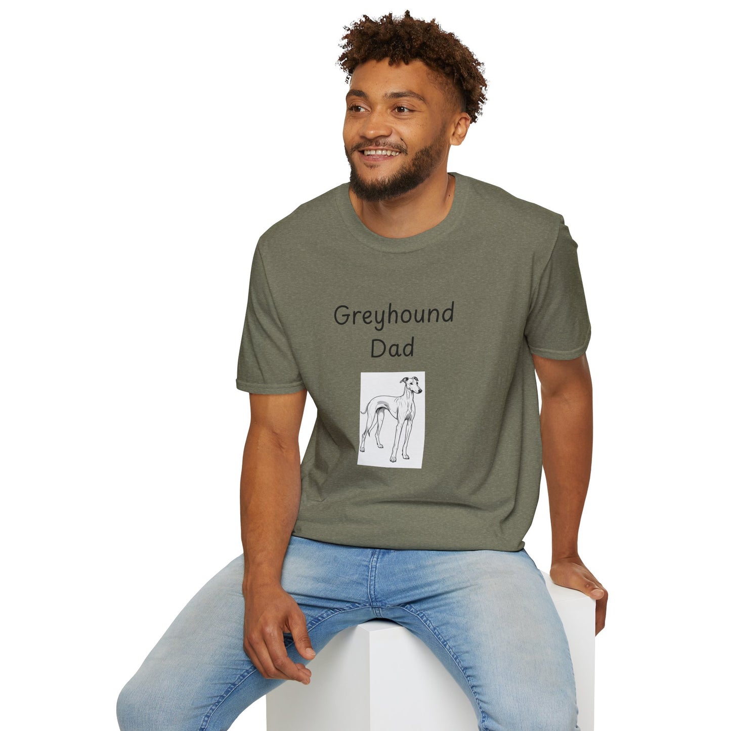 Unisex T-Shirt - "Greyhound Dad" - Dog Owner Tee