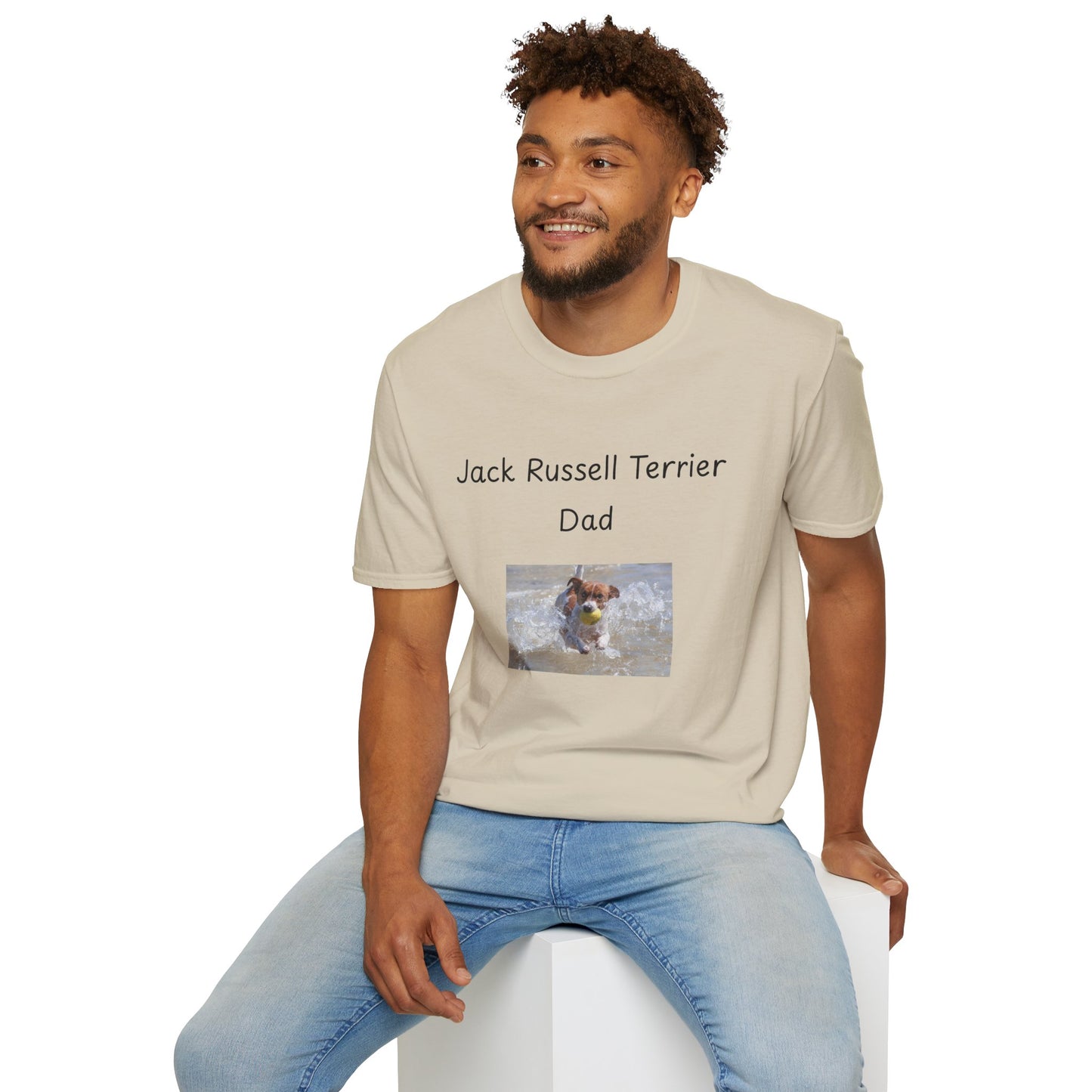 Unisex T-Shirt - "Jack Russell Terrier Dad" - Dog Owner Tee