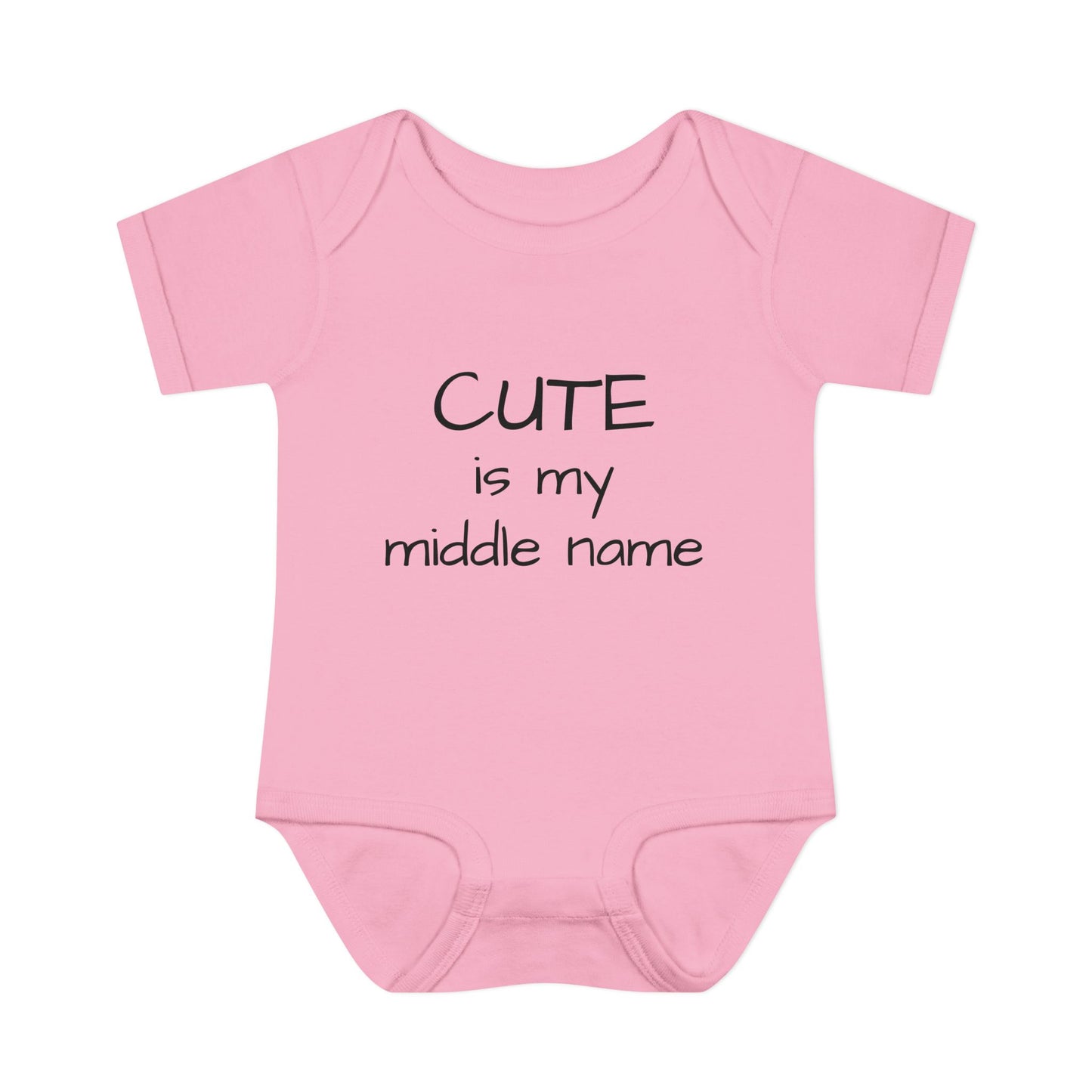Infant/Toddler Bodysuit -  "Cute Is My Middle Name"