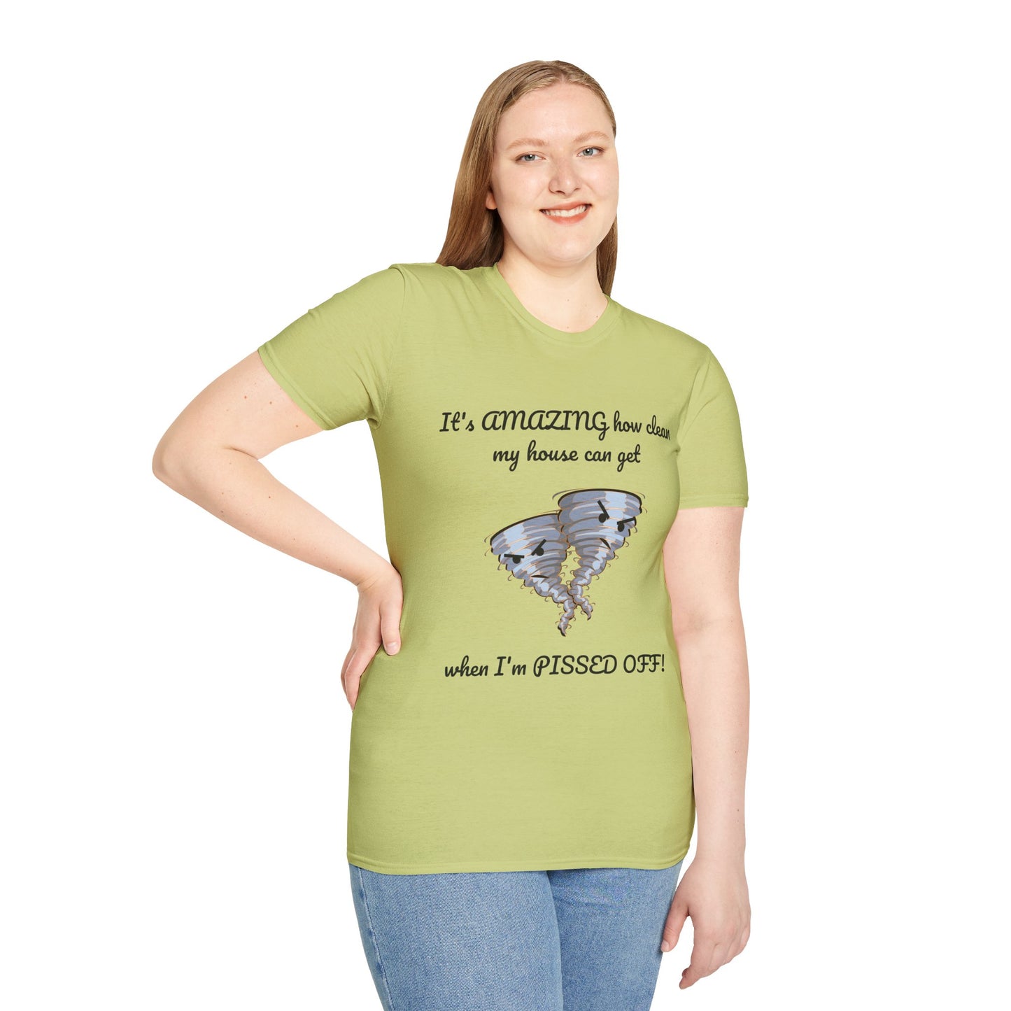 Unisex T-Shirt - Angry Cleaning Funny Quote Design