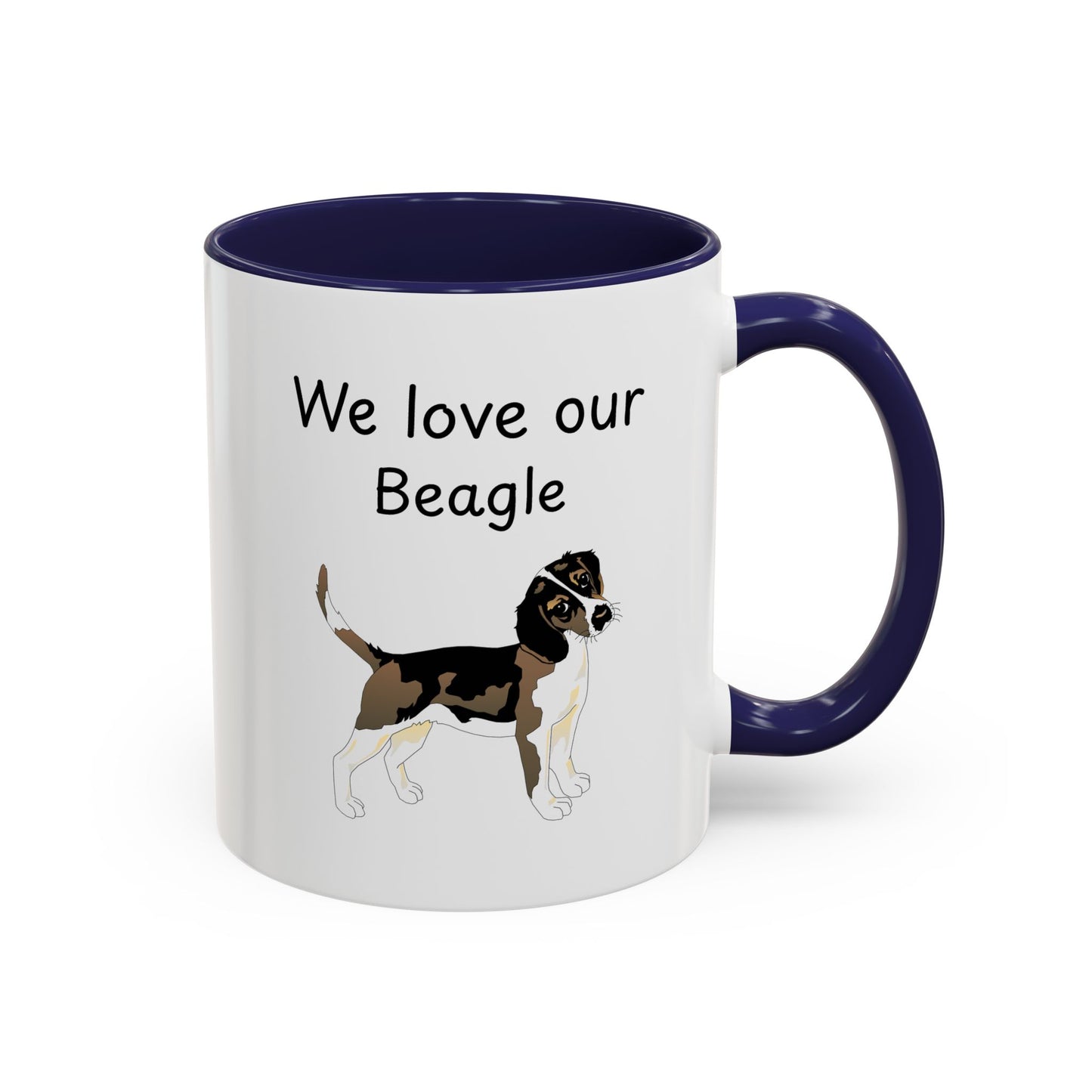 Ceramic Mug - "We Love Our Beagle"