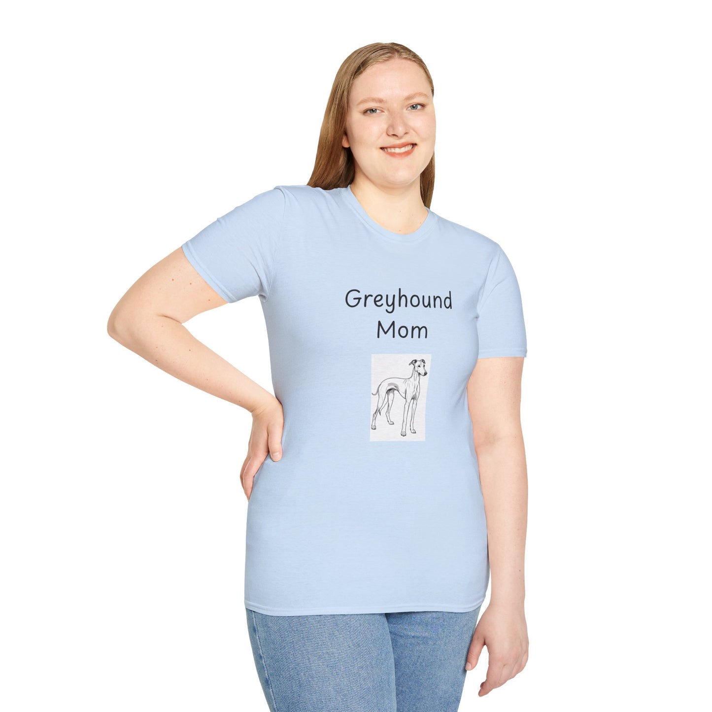 Unisex T-Shirt - "Greyhound Mom" - Dog Owner Tee