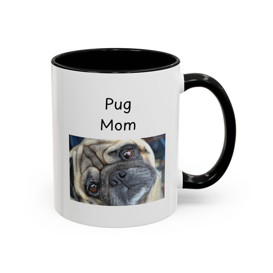Ceramic Mug - "Pug Mom"