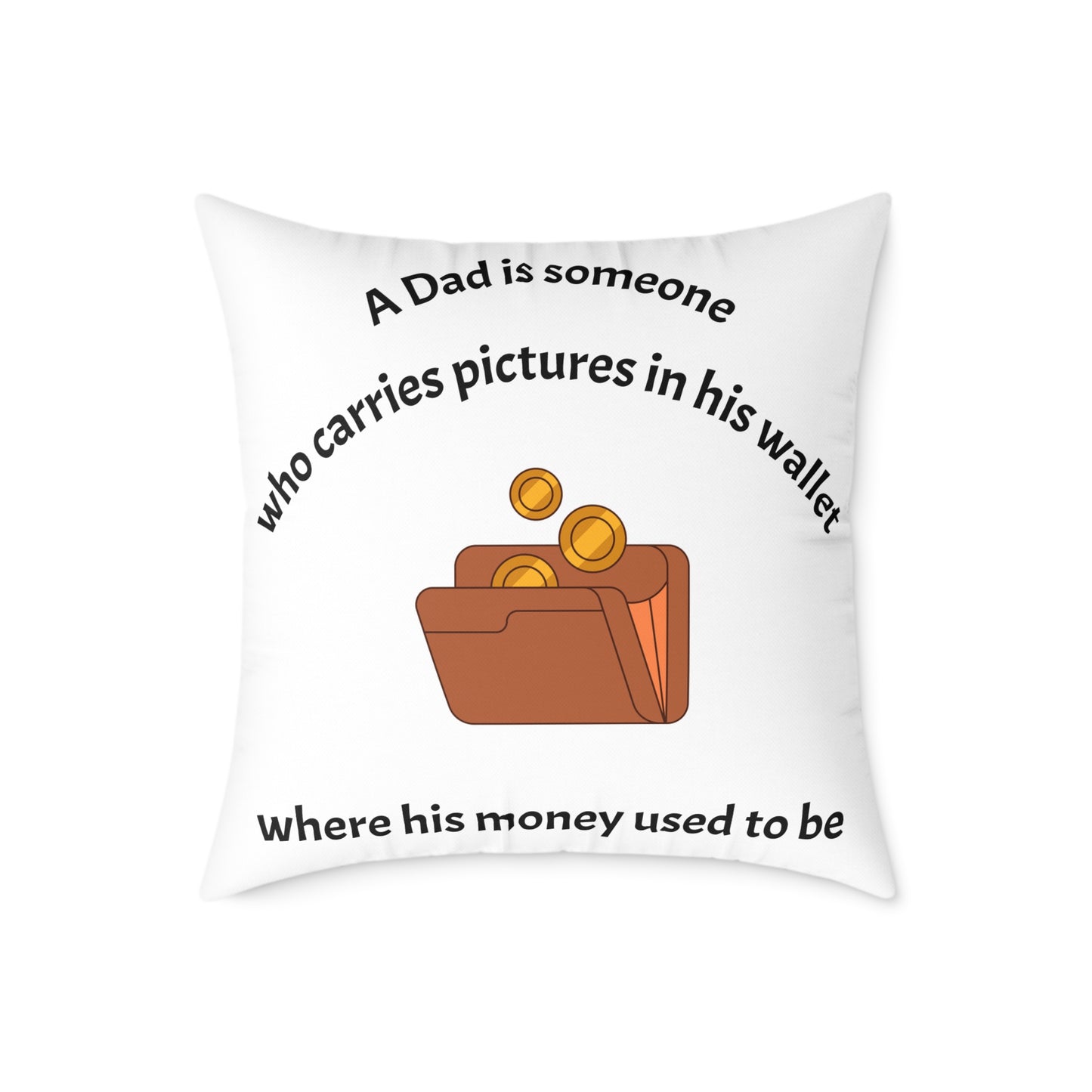 Wurfkissen - Ein inspirierendes Papa-Zitat