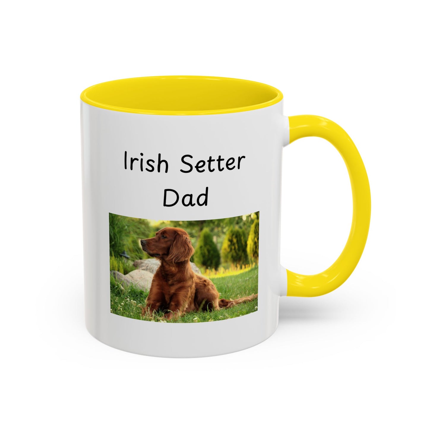 Ceramic Mug - "Irish Setter Dad"