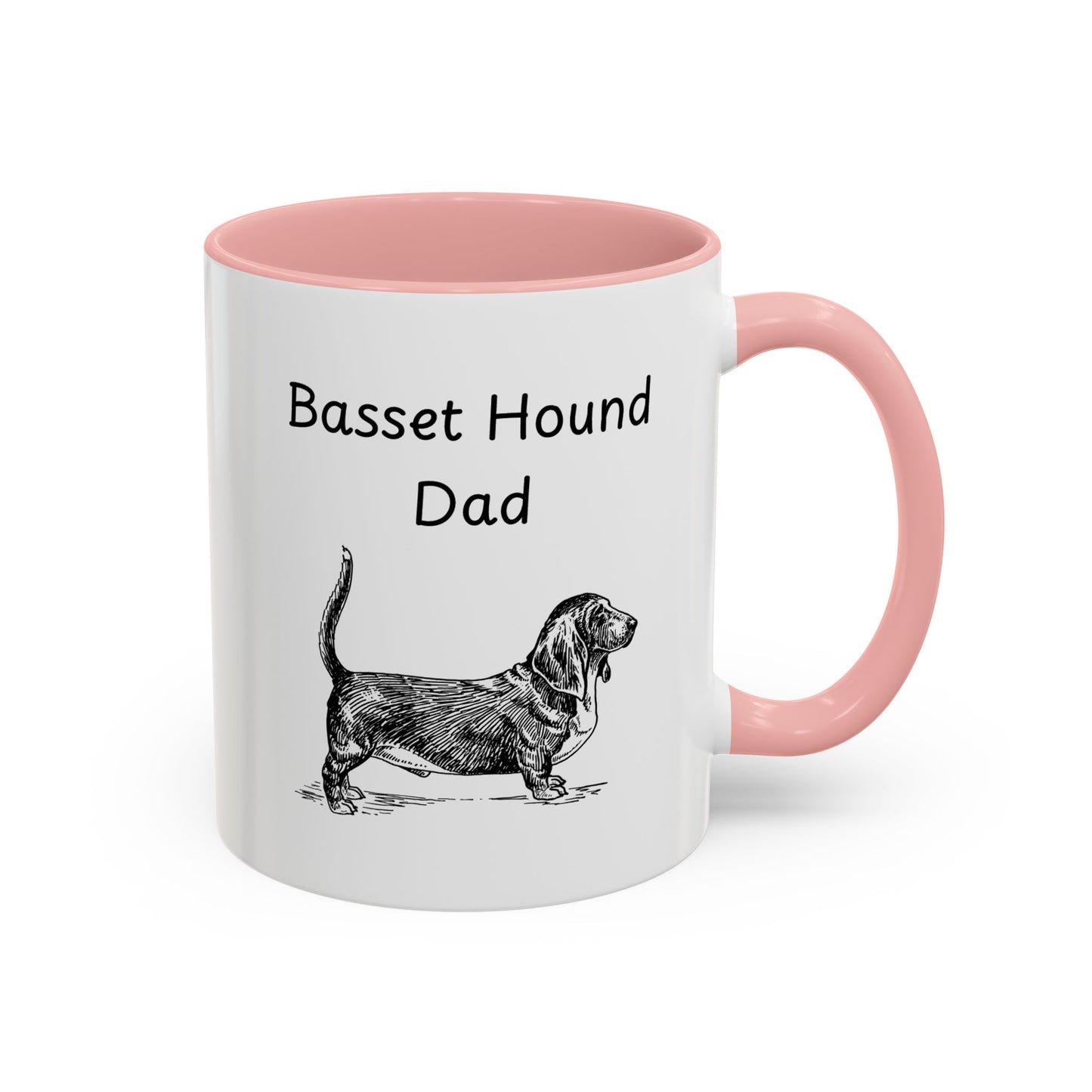 Ceramic Mug - "Basset Hound Dad"