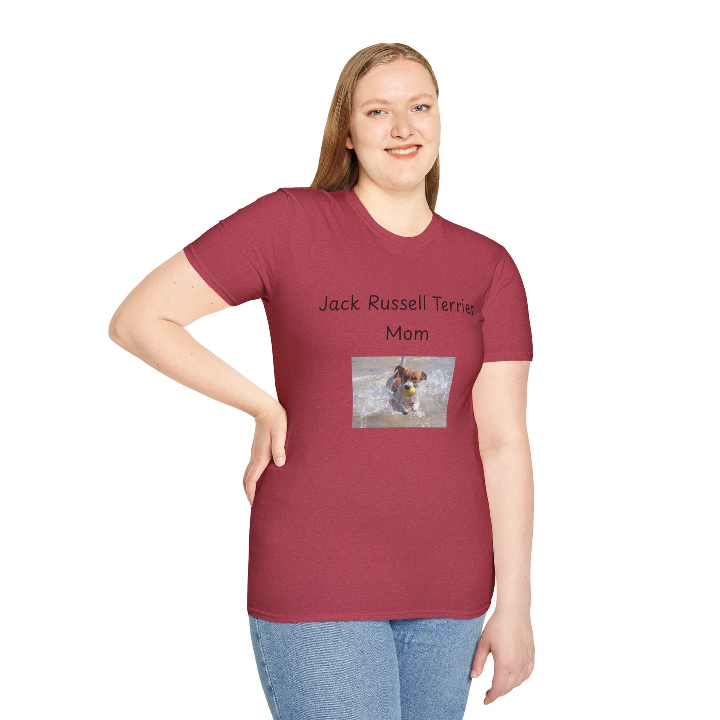 Unisex T-Shirt - "Jack Russell Terrier Mom" - Dog Owner Tee