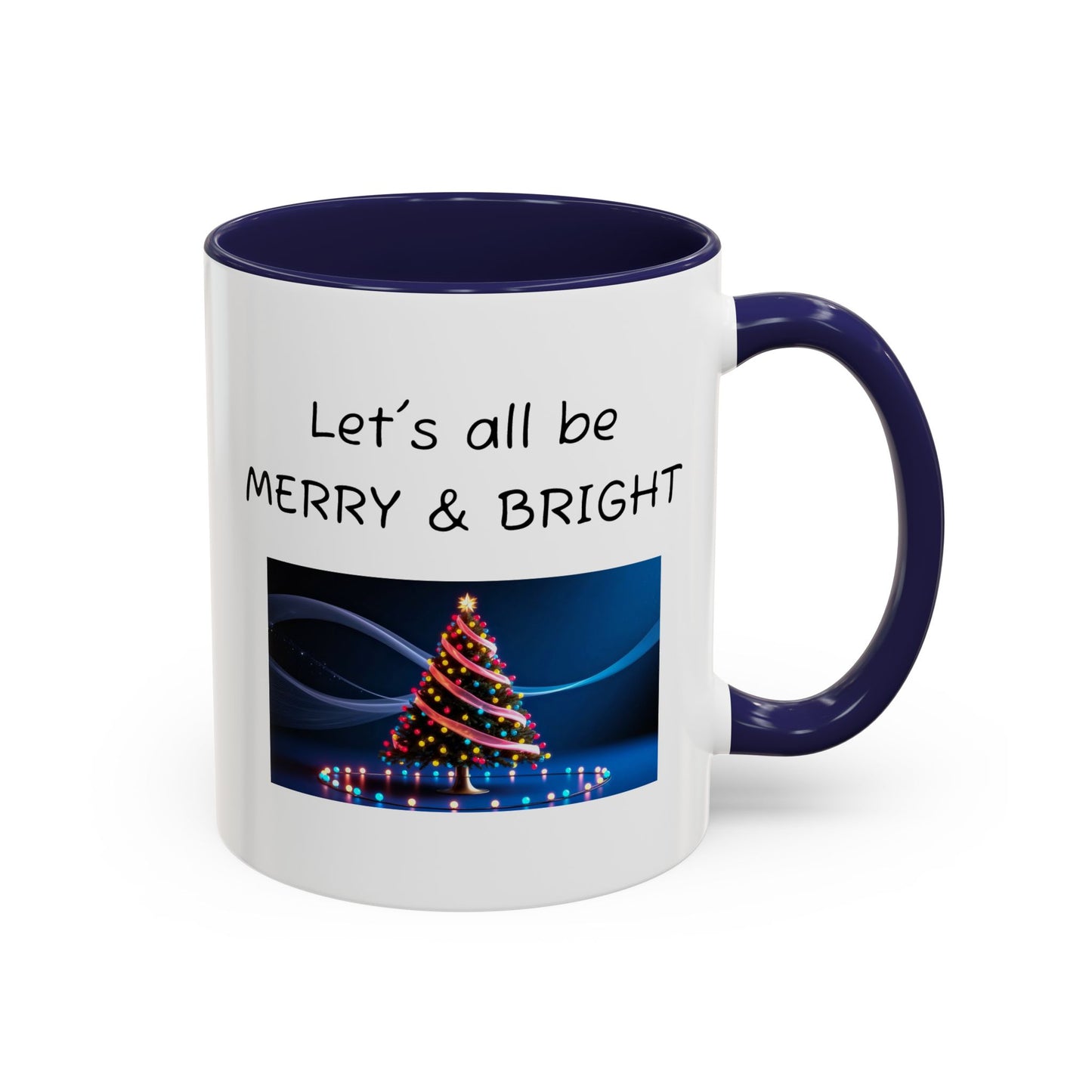 Weihnachtstasse – „Lasst uns alle fröhlich und strahlend sein!“