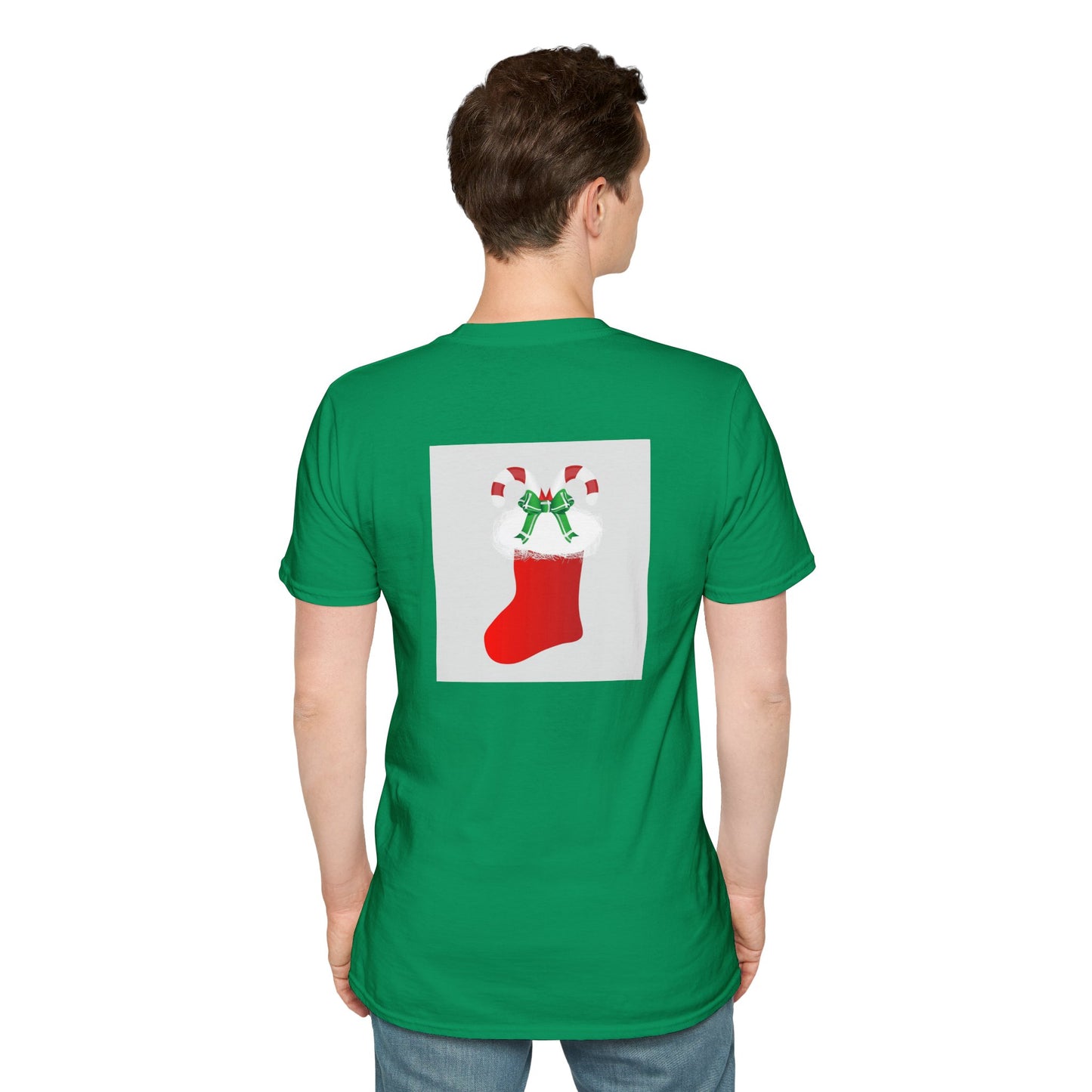 Humorous Christmas Tee - Eating Candy Out Of Socks Quote