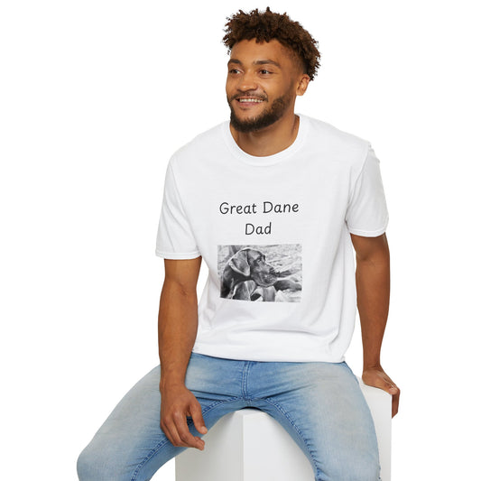 Unisex T-Shirt - "Great Dane Dad" - Hundebesitzer T-Shirt
