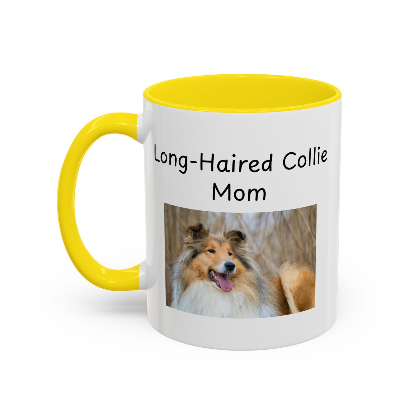 Keramiekbeker - "Langhaar Collie Ma"
