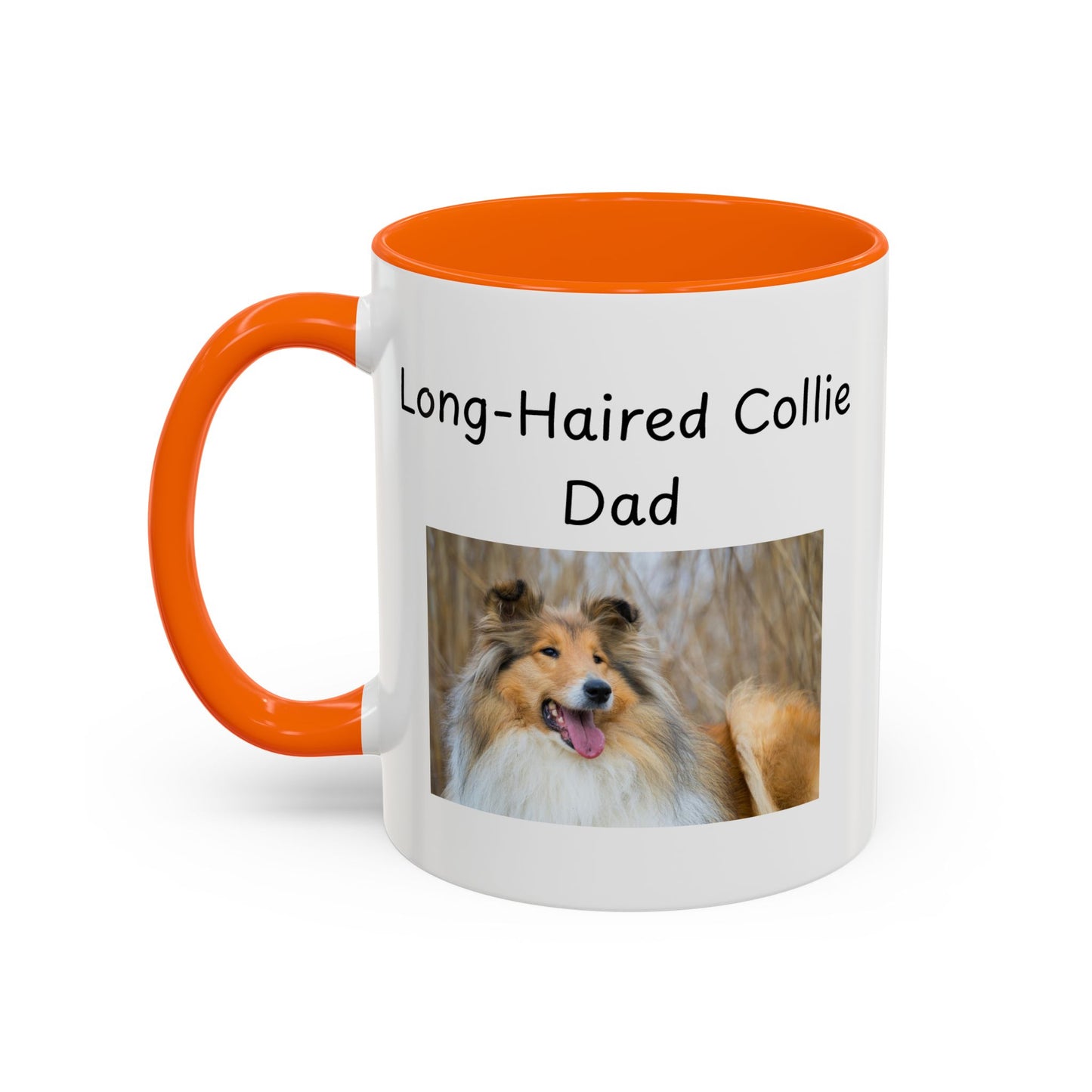 Keramiekbeker - "Langharige Collie Pa"