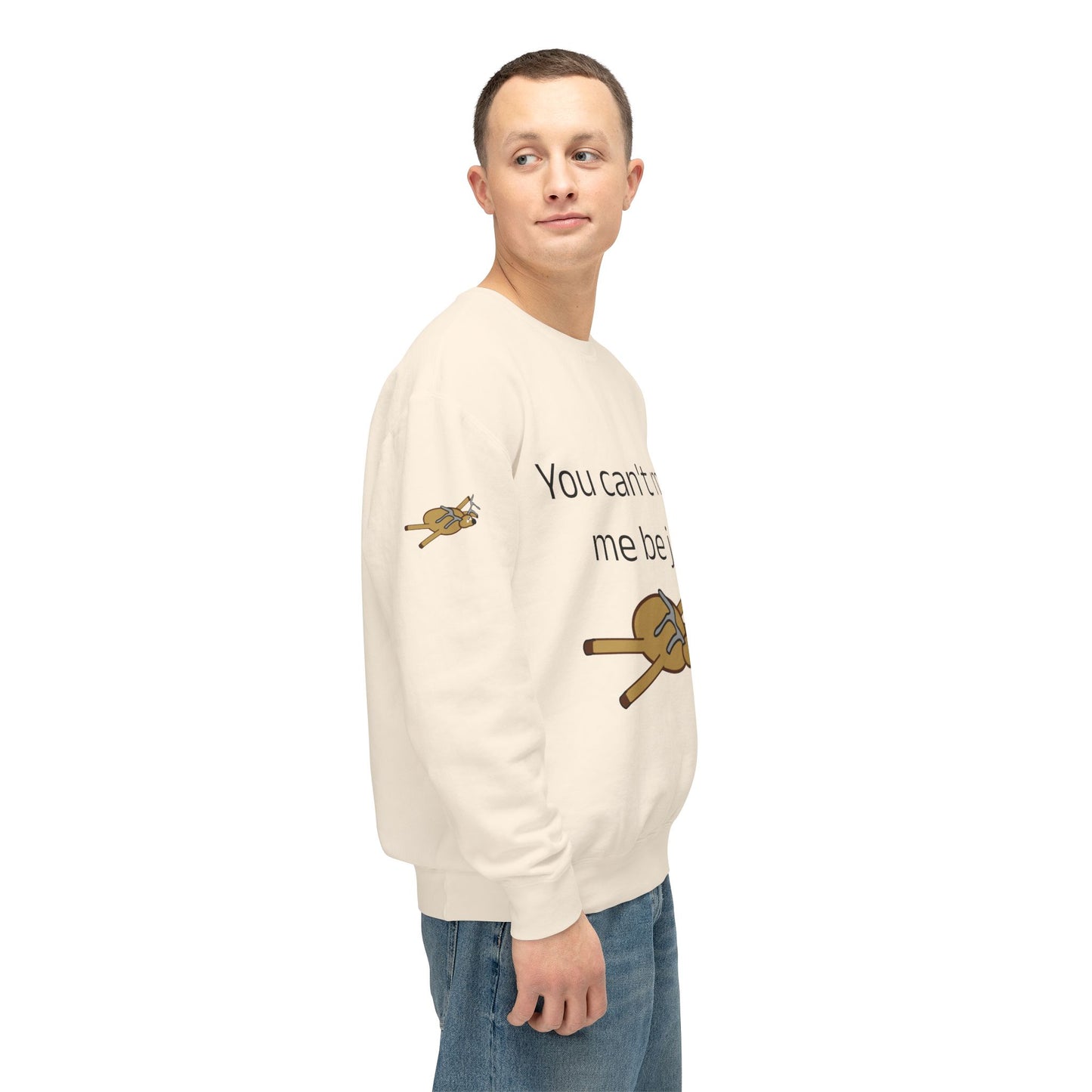 Weihnachtspullover – „Du kannst mich nicht zum Fröhlichsein zwingen“