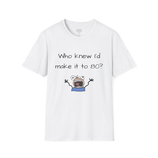 Unisex Softstyle T-Shirt - 80th Birthday