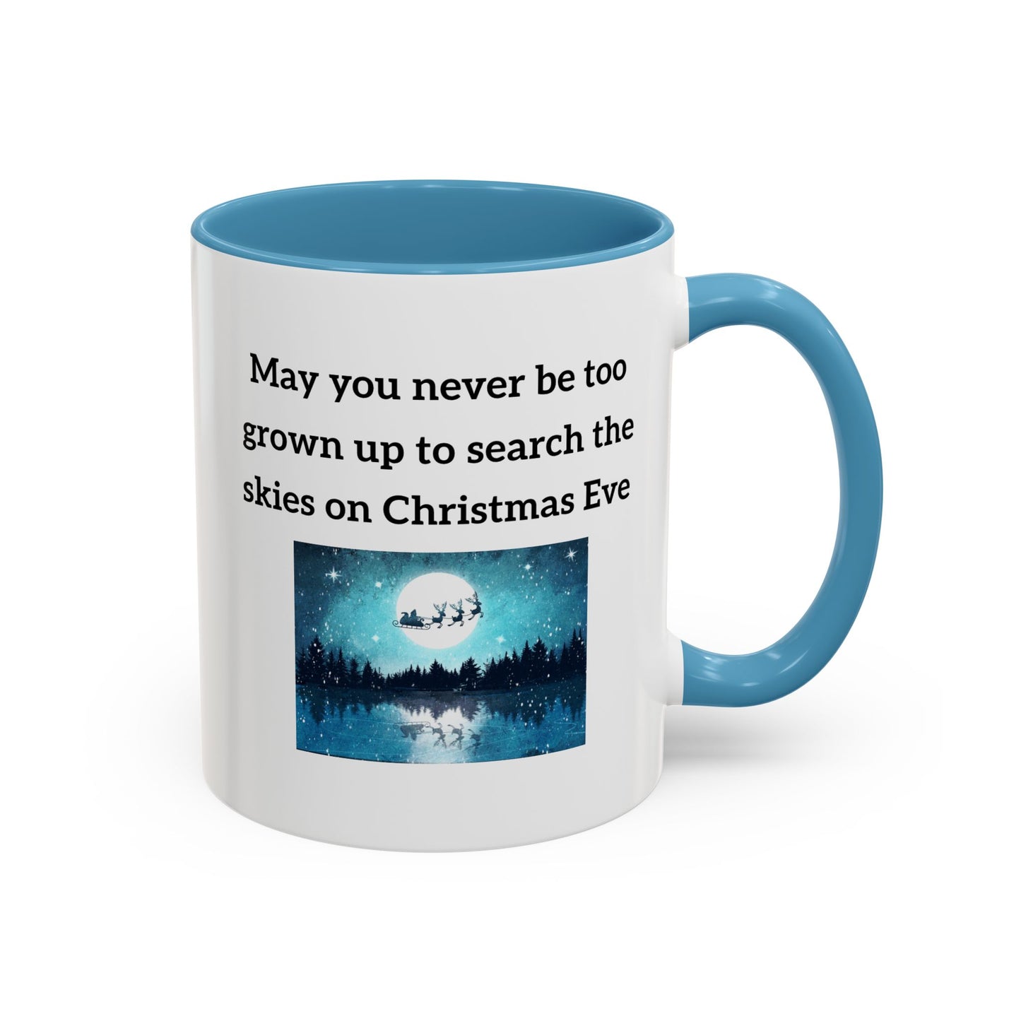 Weihnachtstasse – Zitat zum Thema „Suche den Himmel“ am Heiligabend