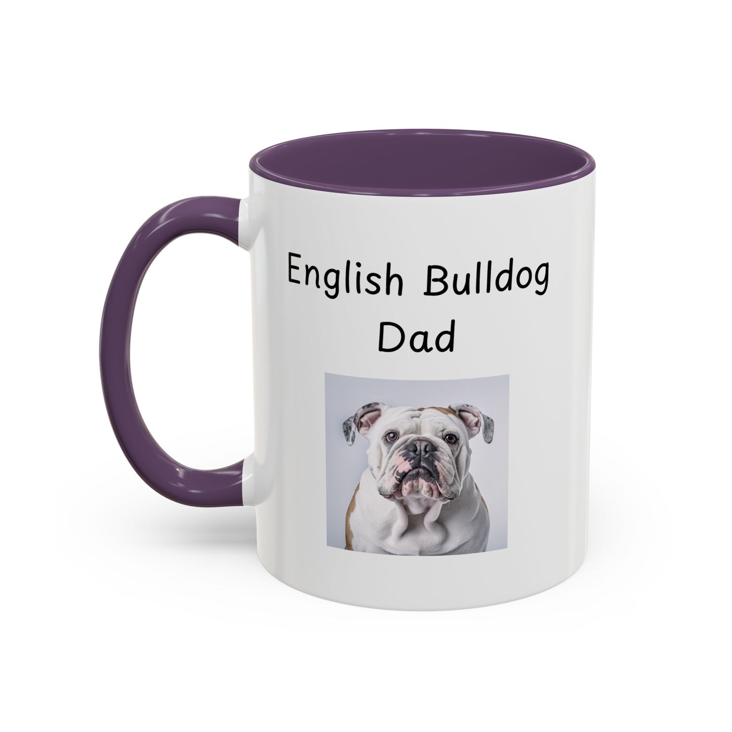 Keramiktasse - "Englischer Bulldoggen-Papa"