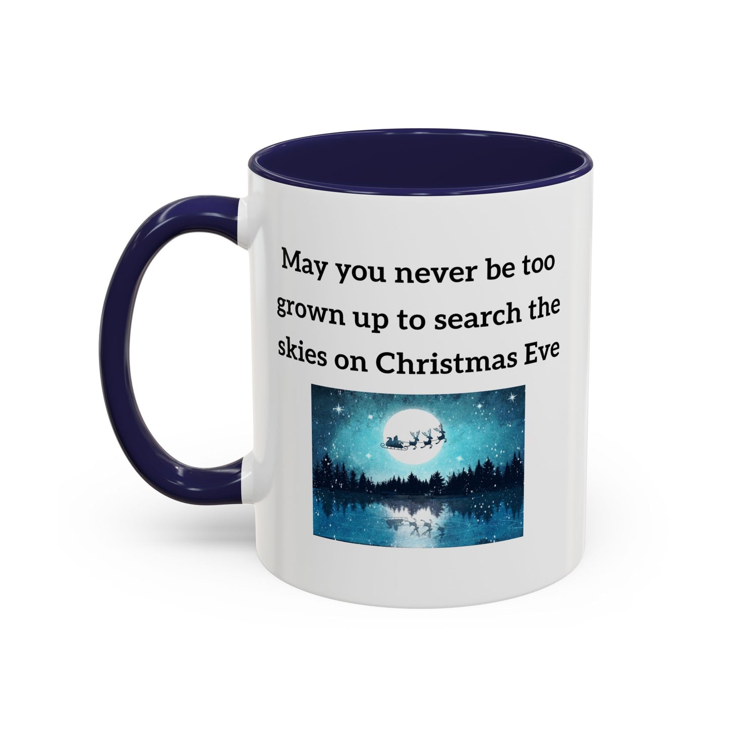 Weihnachtstasse – Zitat zum Thema „Suche den Himmel“ am Heiligabend