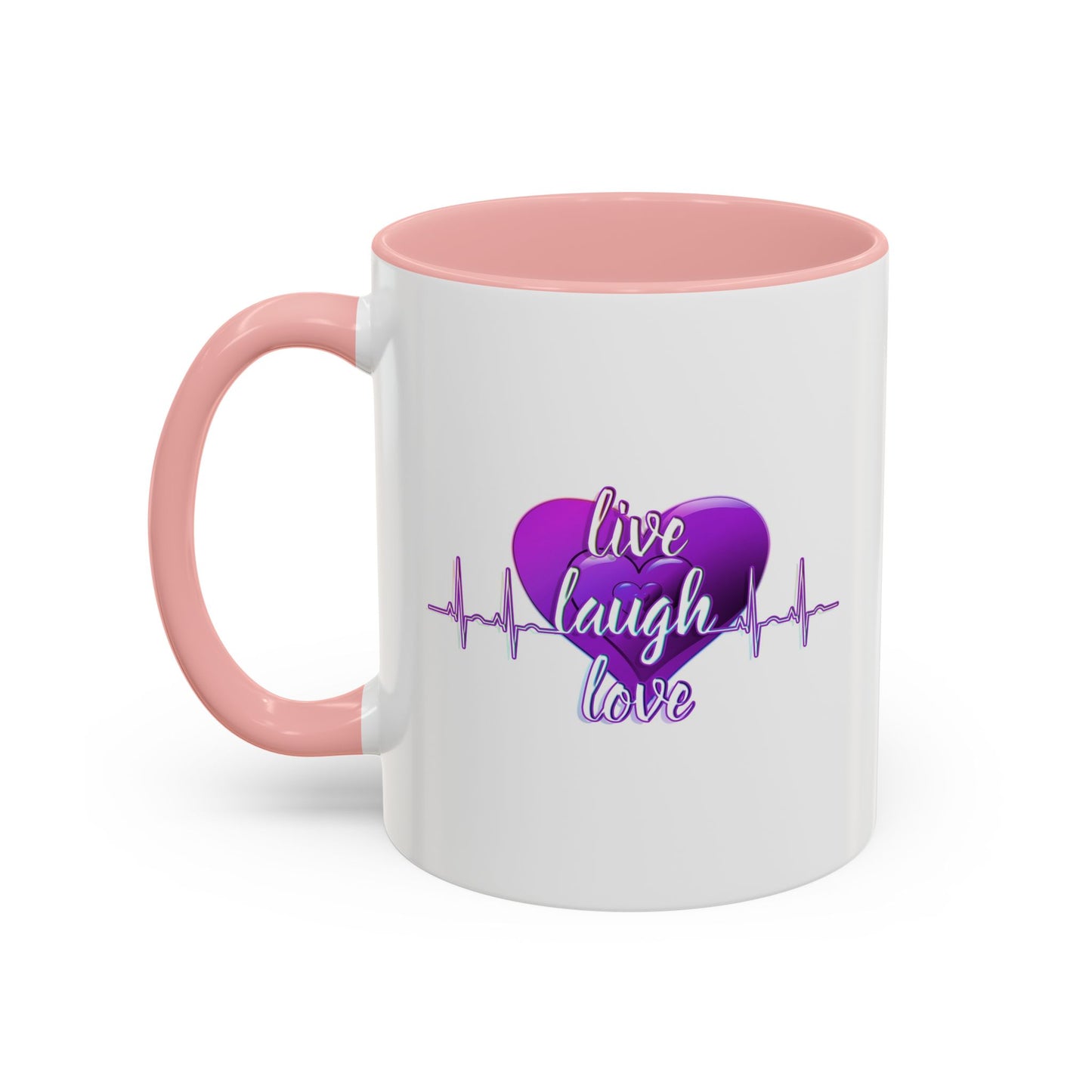 Inspirational Mug - "Live, Laugh, Love" Quote Design