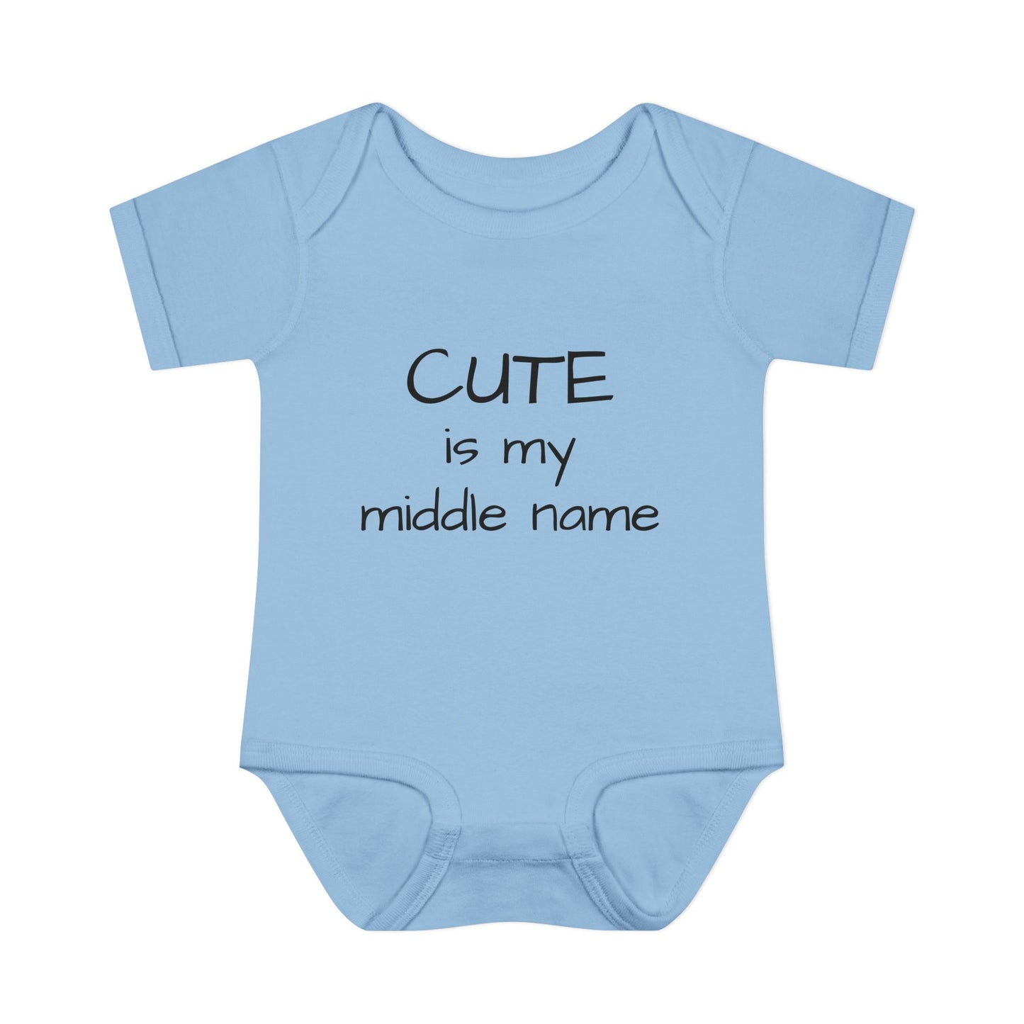 Infant/Toddler Bodysuit -  "Cute Is My Middle Name"