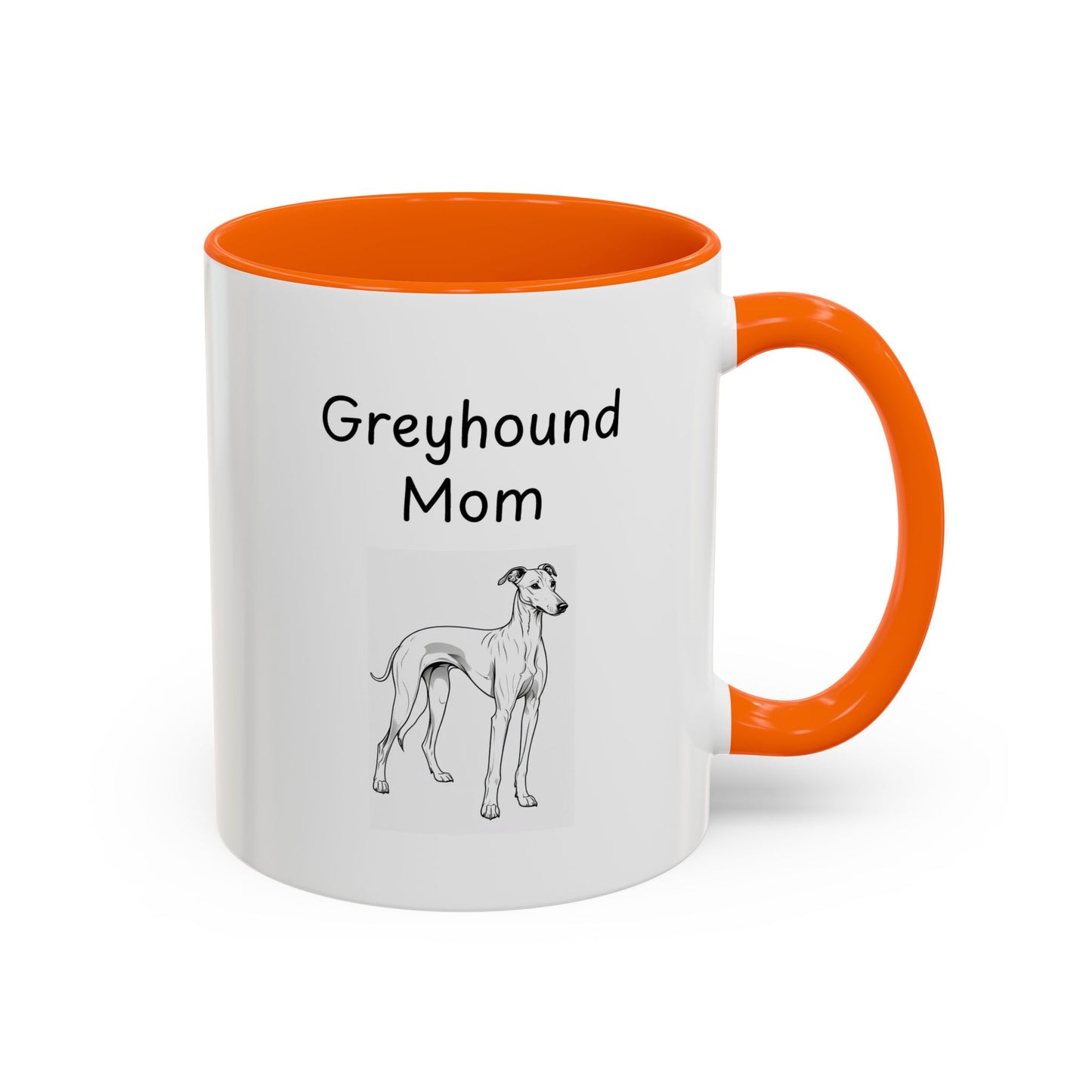 Ceramic Mug - "Greyhound Mom"