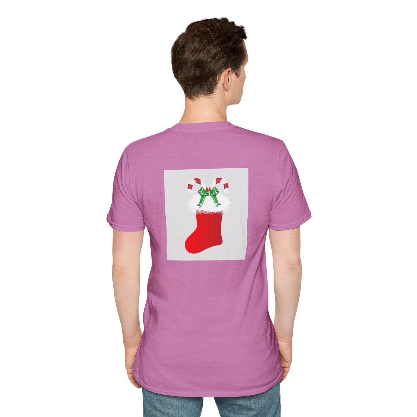 Humorous Christmas Tee - Eating Candy Out Of Socks Quote