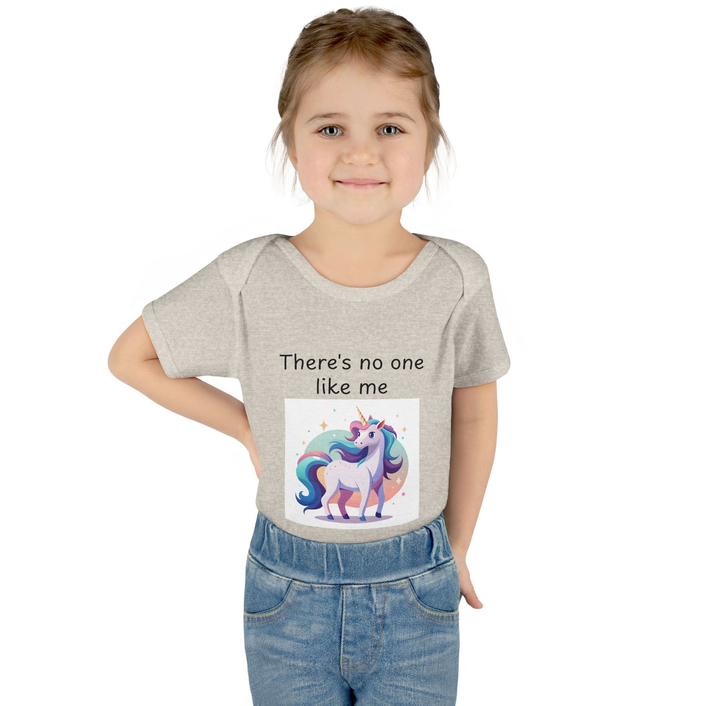 Infant/Toddler Bodysuit - "There's No One Like Me" Unicorn Top