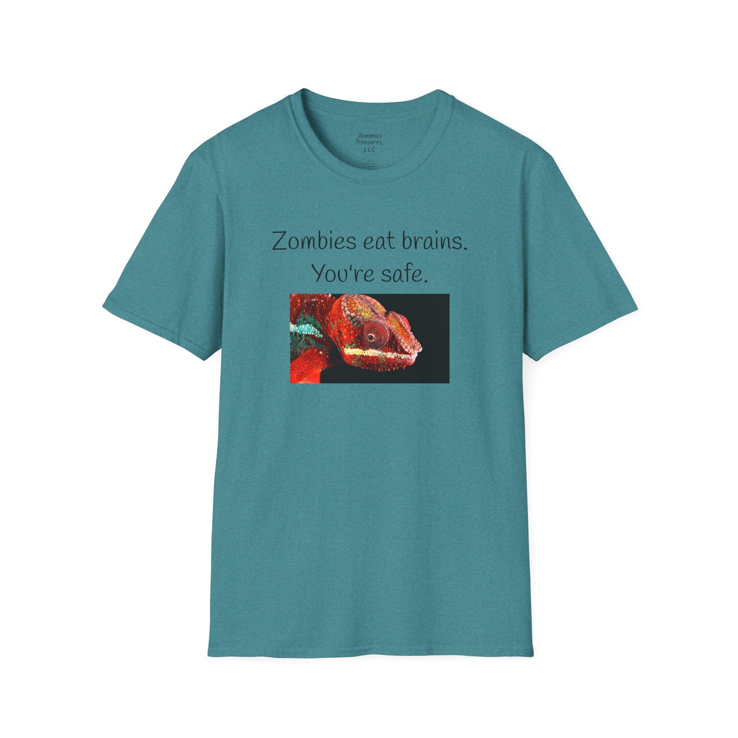Zombie T-hemp - Zombies eet breine. Jy is veilig.