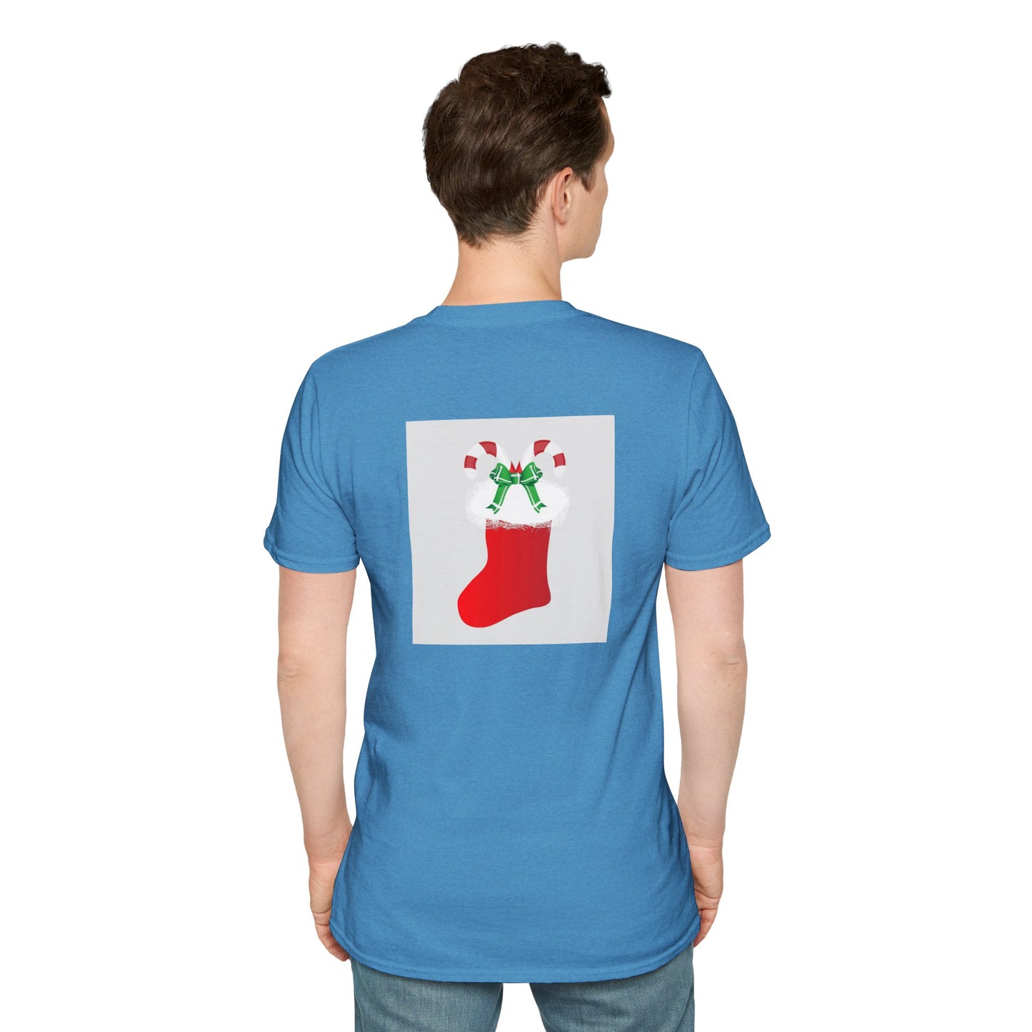Humorous Christmas Tee - Eating Candy Out Of Socks Quote