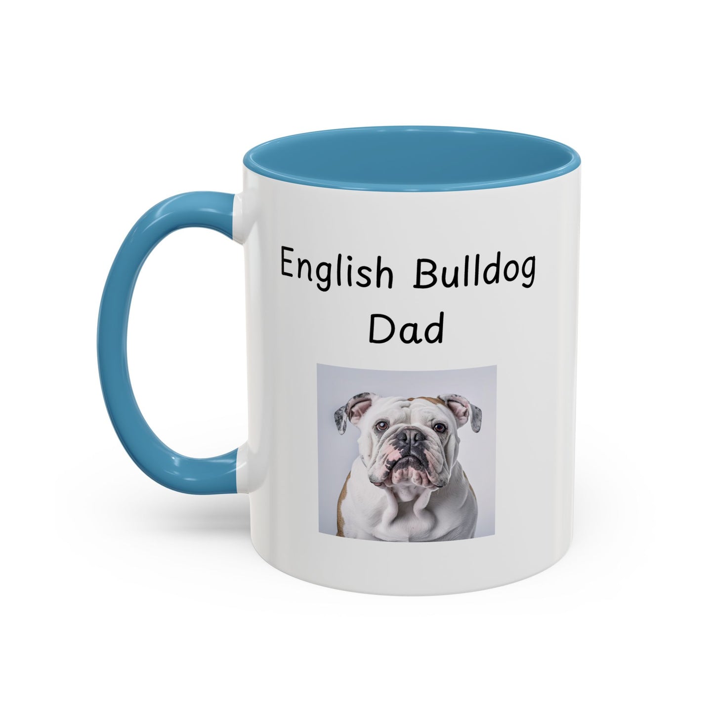 Keramiktasse - "Englischer Bulldoggen-Papa"