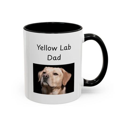 Ceramic Mug - "Yellow Lab Dad"