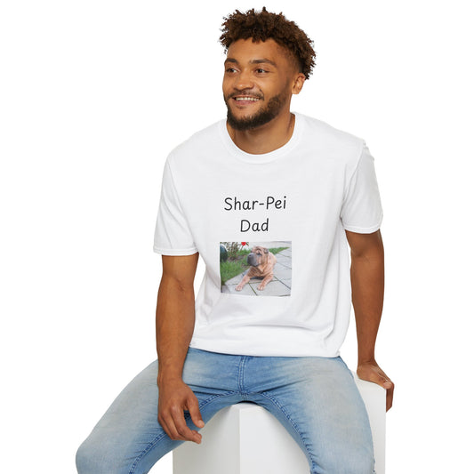 Unisex T-Shirt - "Shar-Pei Dad" - Hundebesitzer T-Shirt