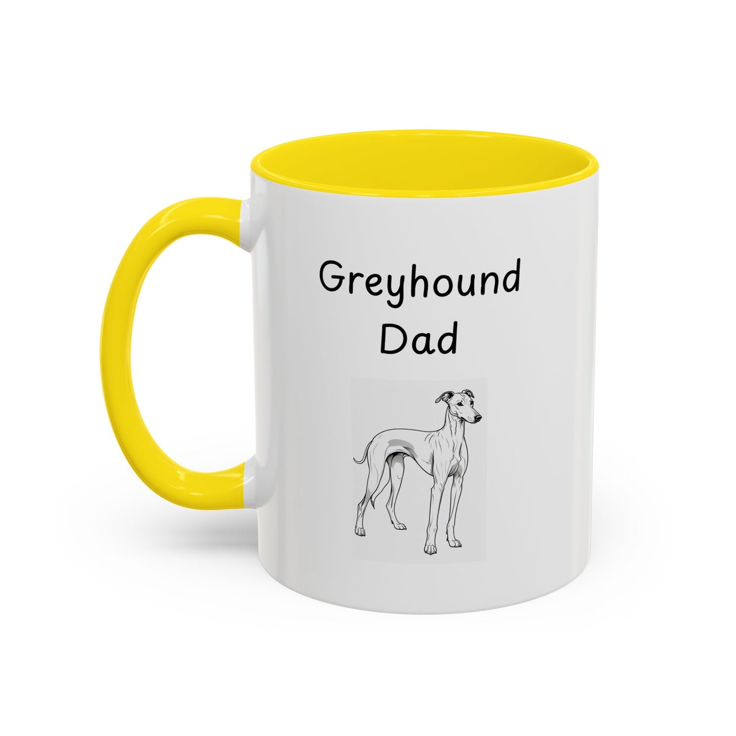 Ceramic Mug - "Greyhound Dad"