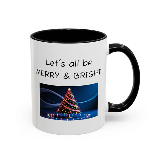 Weihnachtstasse – „Lasst uns alle fröhlich und strahlend sein!“