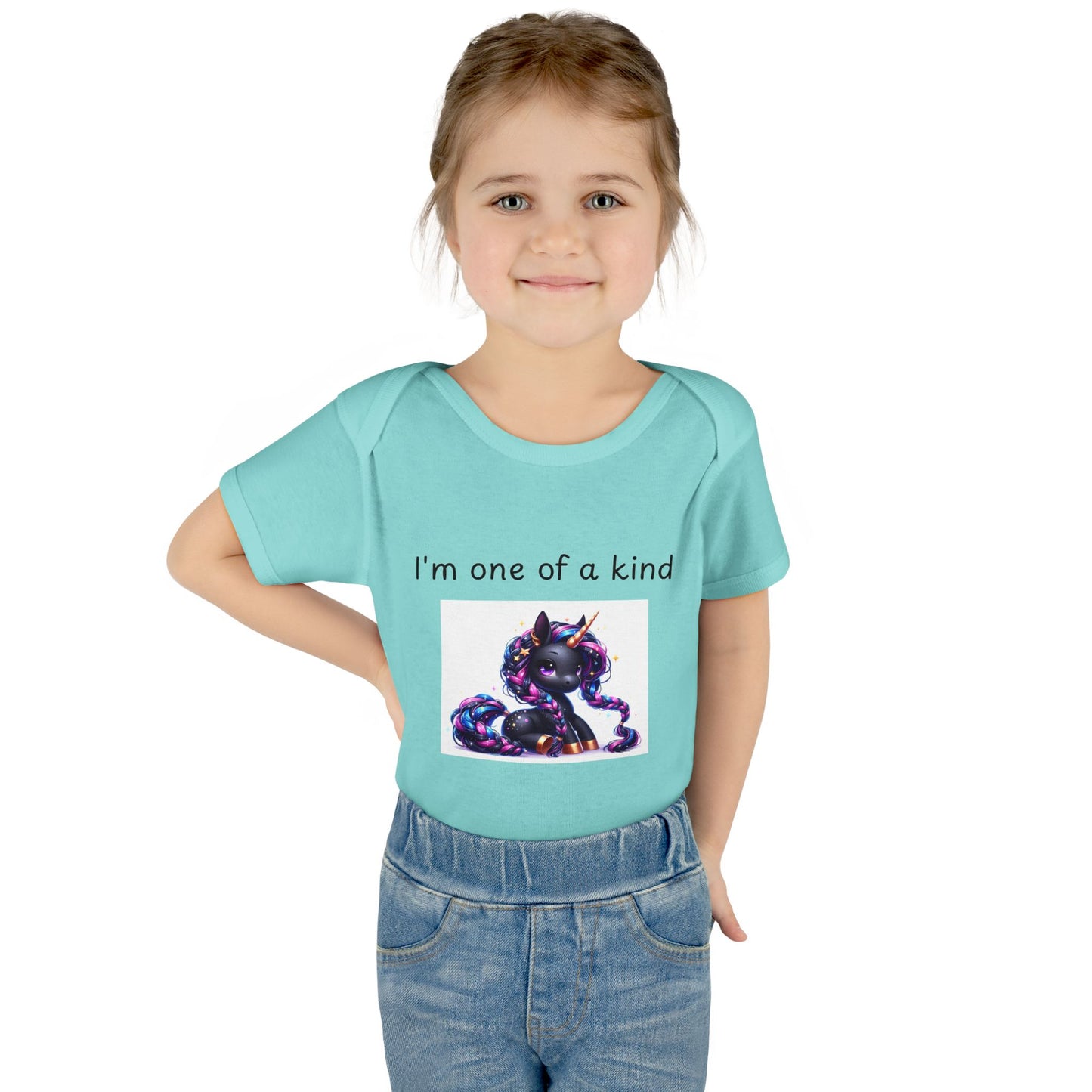 Infant/Toddler Bodysuit -  "I'm One Of A Kind" Unicorn Graphic