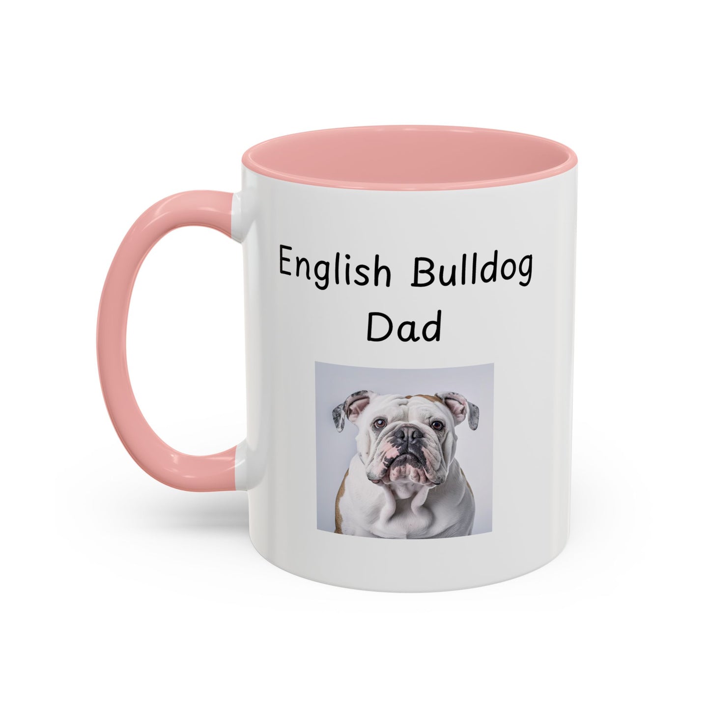 Keramiktasse - "Englischer Bulldoggen-Papa"