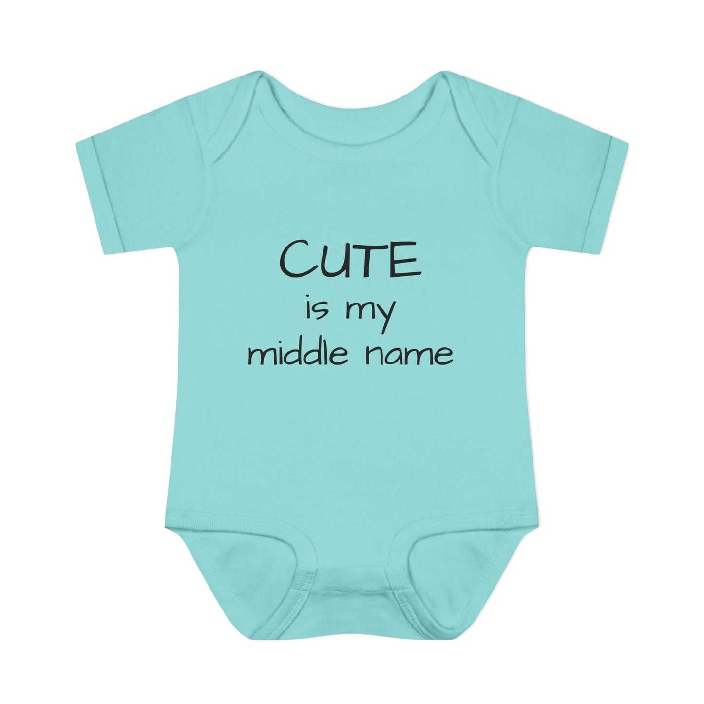 Infant/Toddler Bodysuit -  "Cute Is My Middle Name"