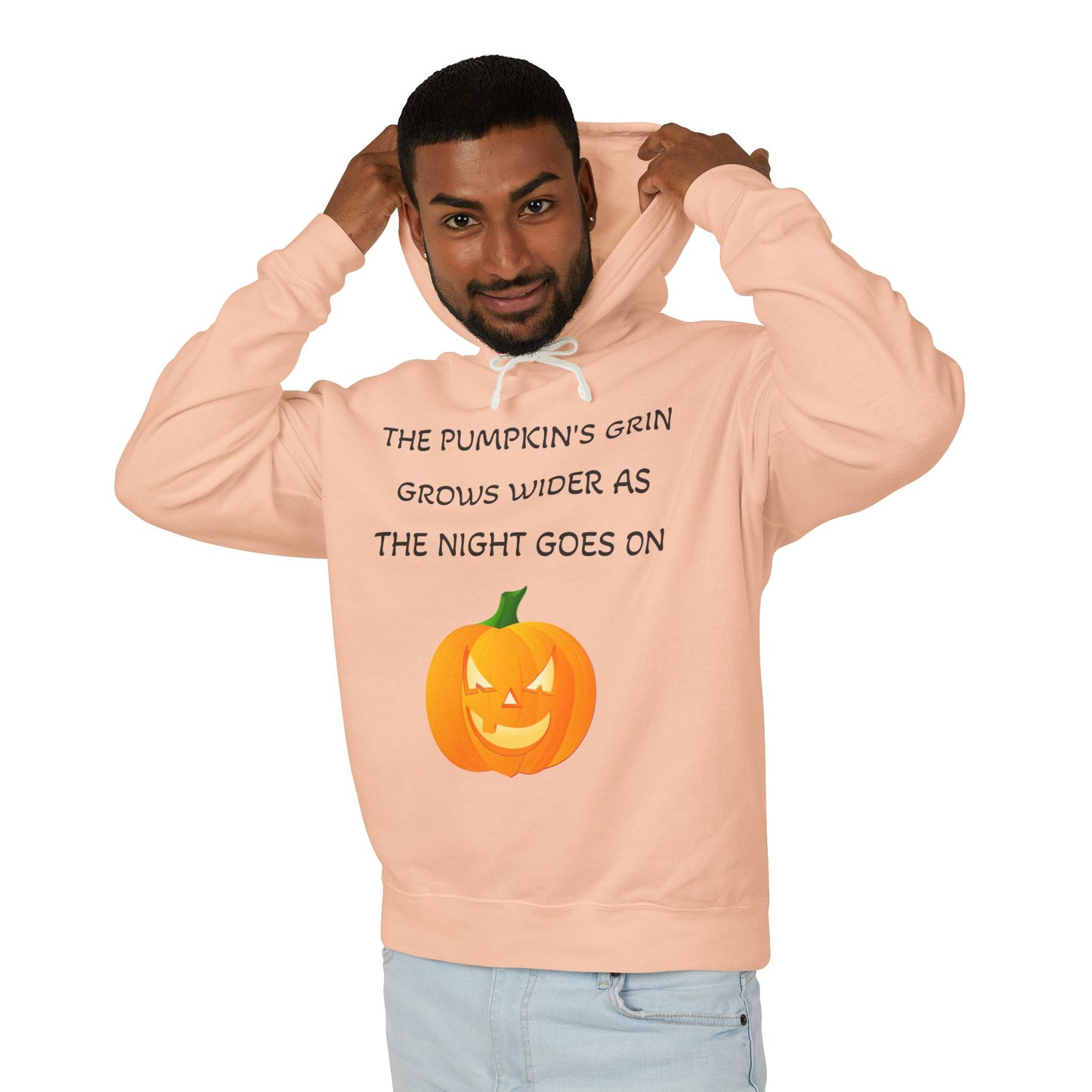 Halloween Hoodie - Pumpkin Grin Quote