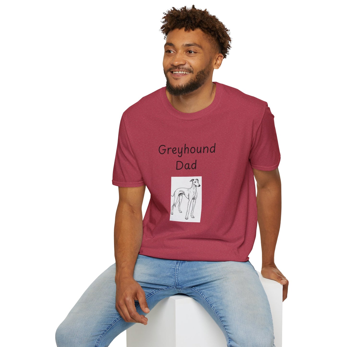 Unisex T-Shirt - "Greyhound Dad" - Dog Owner Tee