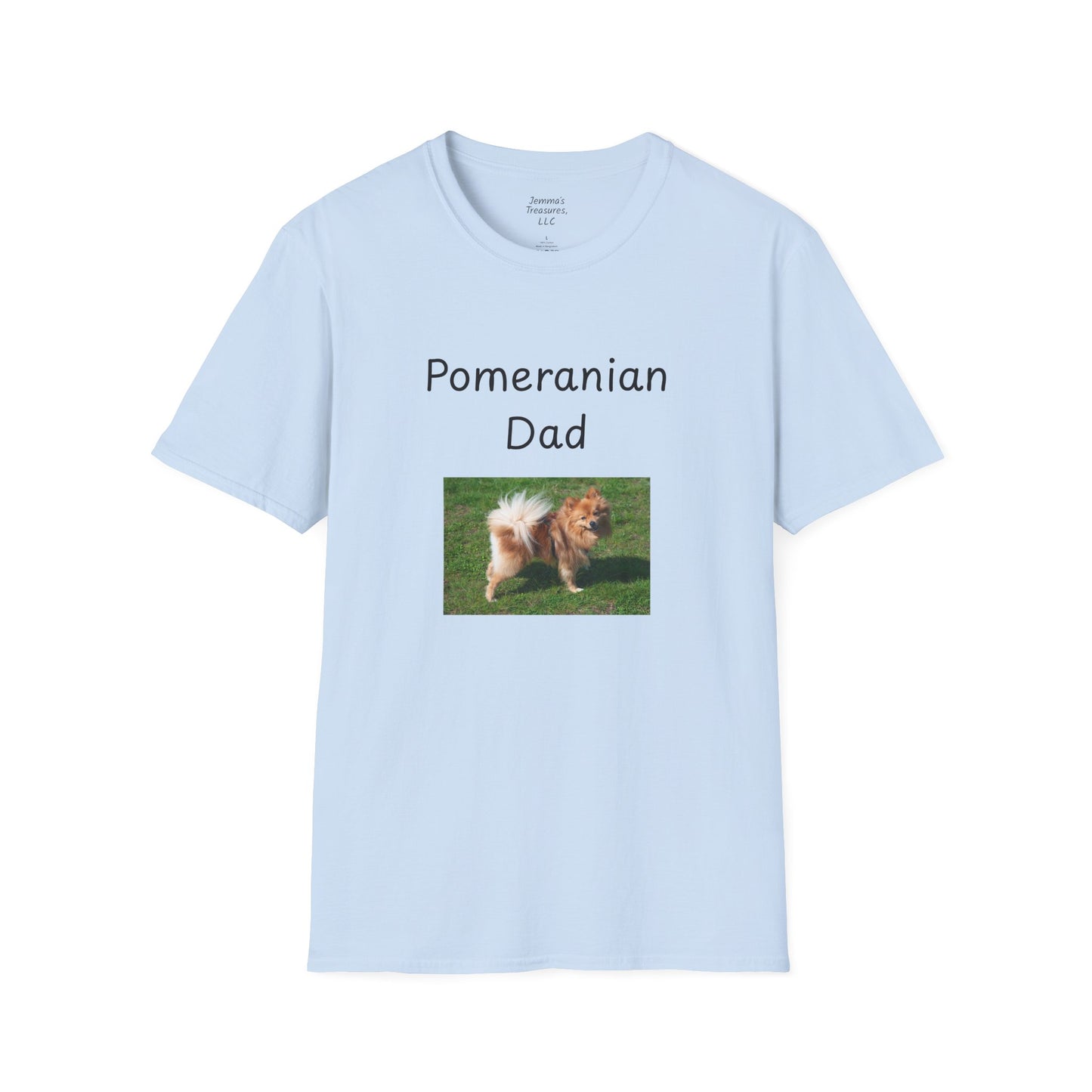 Unisex T-Shirt - "Pomeranian Dad" - Dog Owner Tee