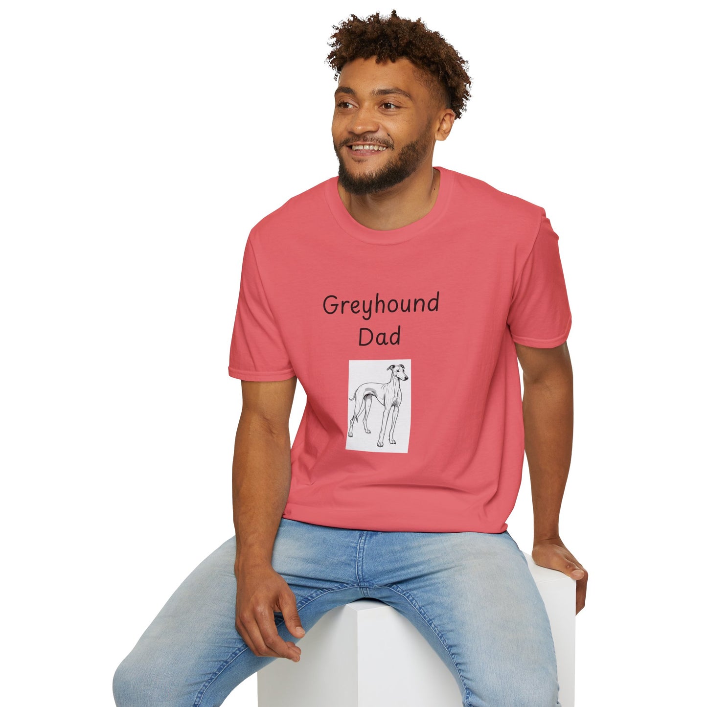 Unisex T-Shirt - "Greyhound Dad" - Dog Owner Tee