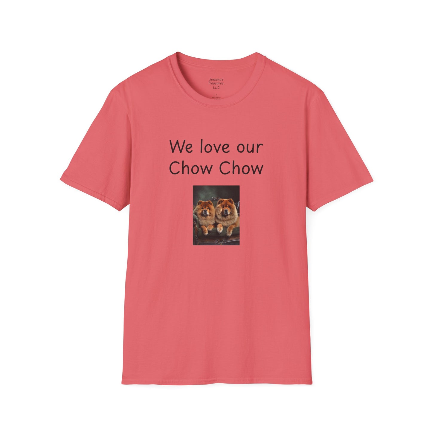 Unisex T-hemp - "Ons is lief vir ons Chow Chow" - Honde-eienaar T-hemp
