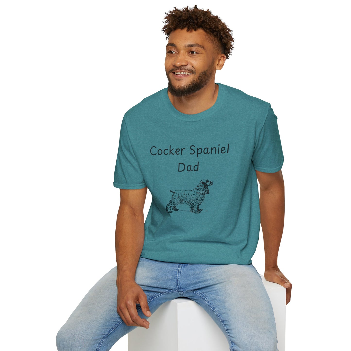 Unisex T-Shirt - "Cocker Spaniel Dad" - Dog Owner Tee