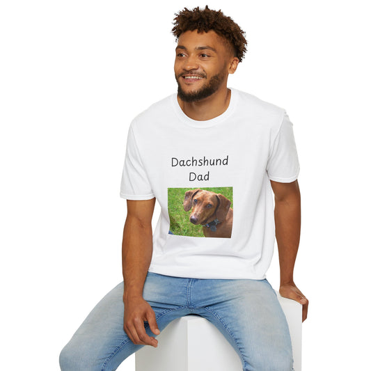 Unisex T-Shirt - "Dackel Papa" - Hundebesitzer T-Shirt