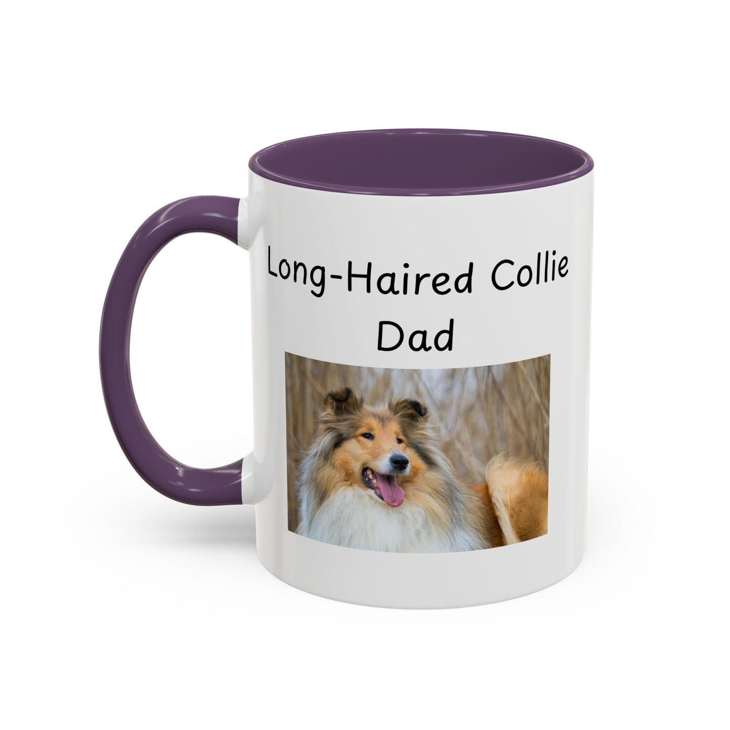 Keramiekbeker - "Langharige Collie Pa"