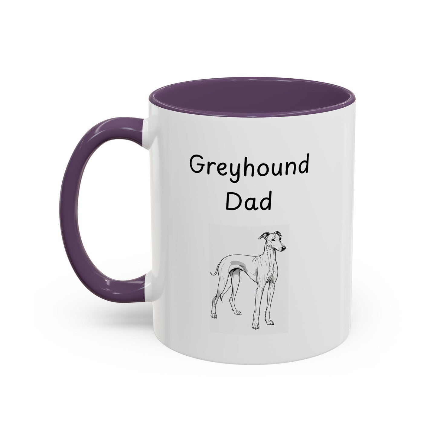 Ceramic Mug - "Greyhound Dad"