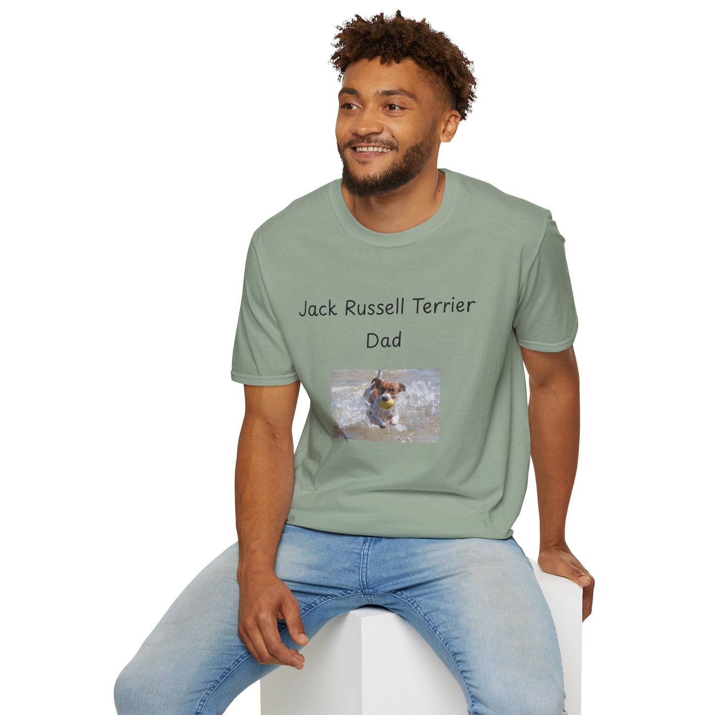 Unisex T-Shirt - "Jack Russell Terrier Dad" - Dog Owner Tee