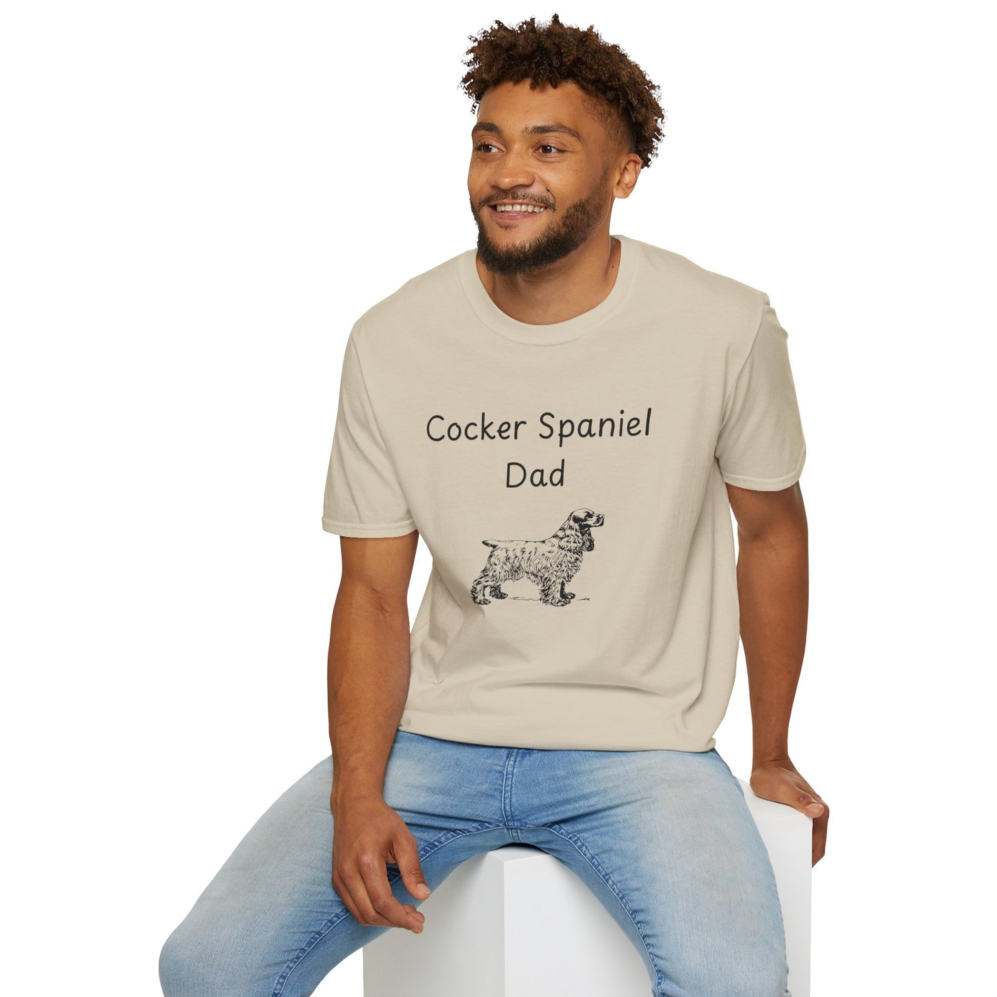 Unisex T-Shirt - "Cocker Spaniel Dad" - Dog Owner Tee