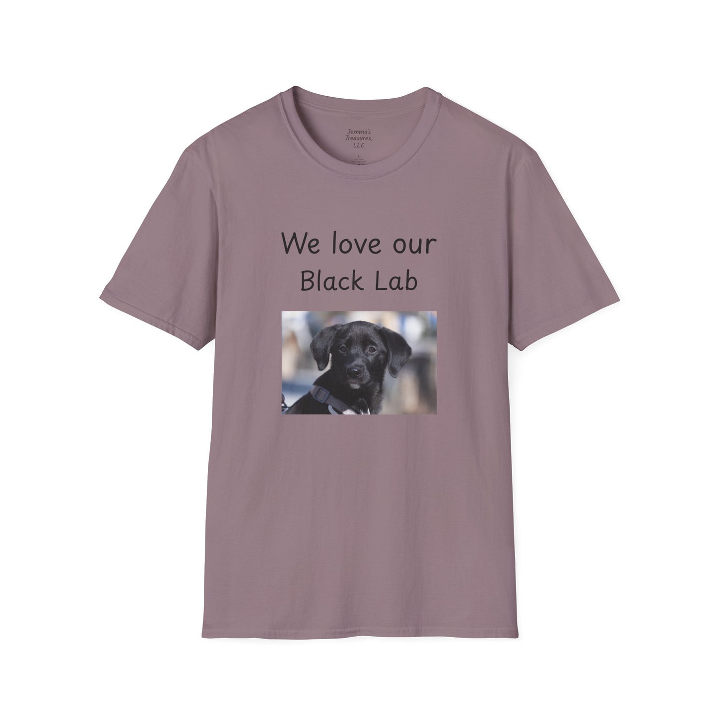 Unisex T-Shirt - "We Love Our Black Lab" - Dog Owner Tee
