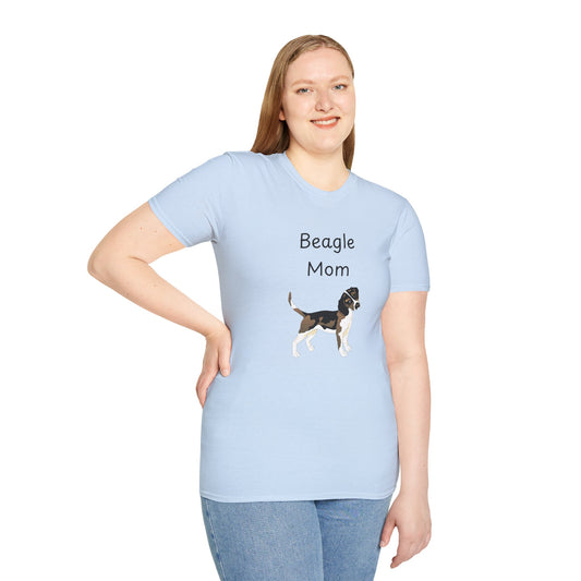Unisex T-Shirt - "Beagle Mom" - Dog Owner Tee
